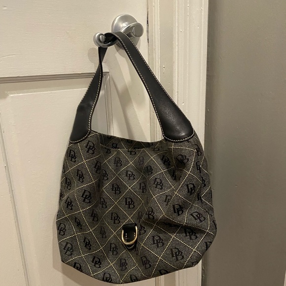 Dooney & Bourke Signature Hobo - Picture 2 of 3